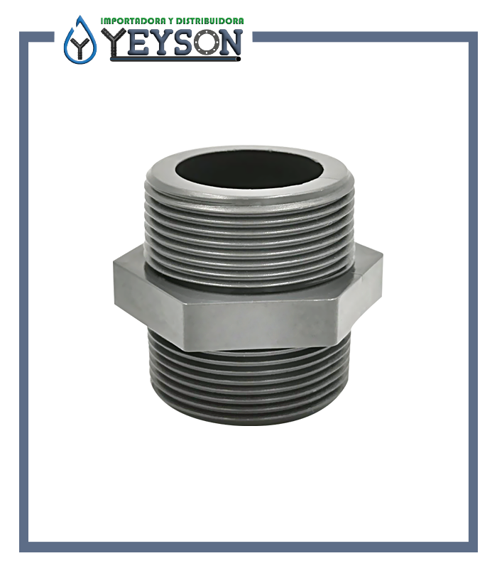 Niple PVC SCH-80 roscada Lesso